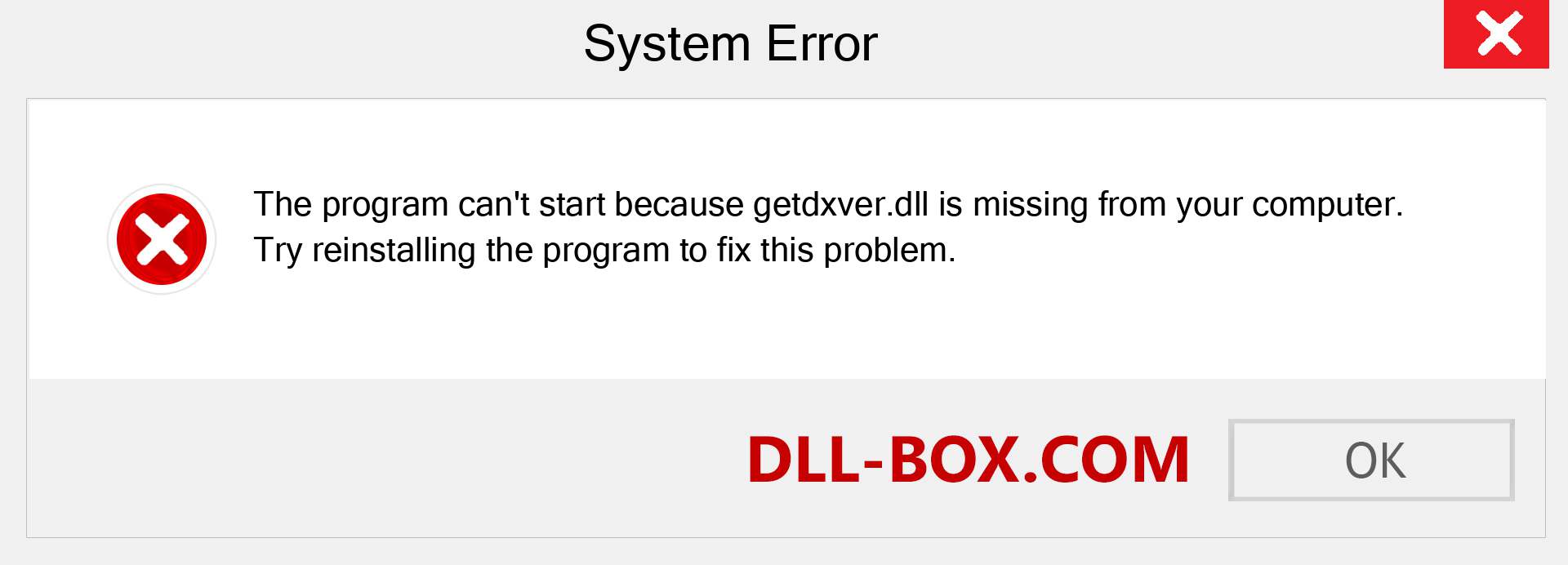  getdxver.dll file is missing?. Download for Windows 7, 8, 10 - Fix  getdxver dll Missing Error on Windows, photos, images